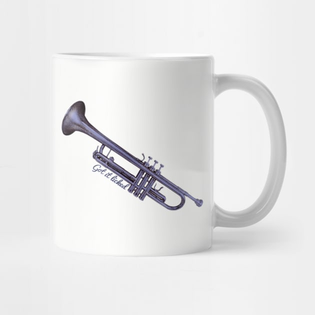 Got this Licked - Trumpet Print by axtellmusic